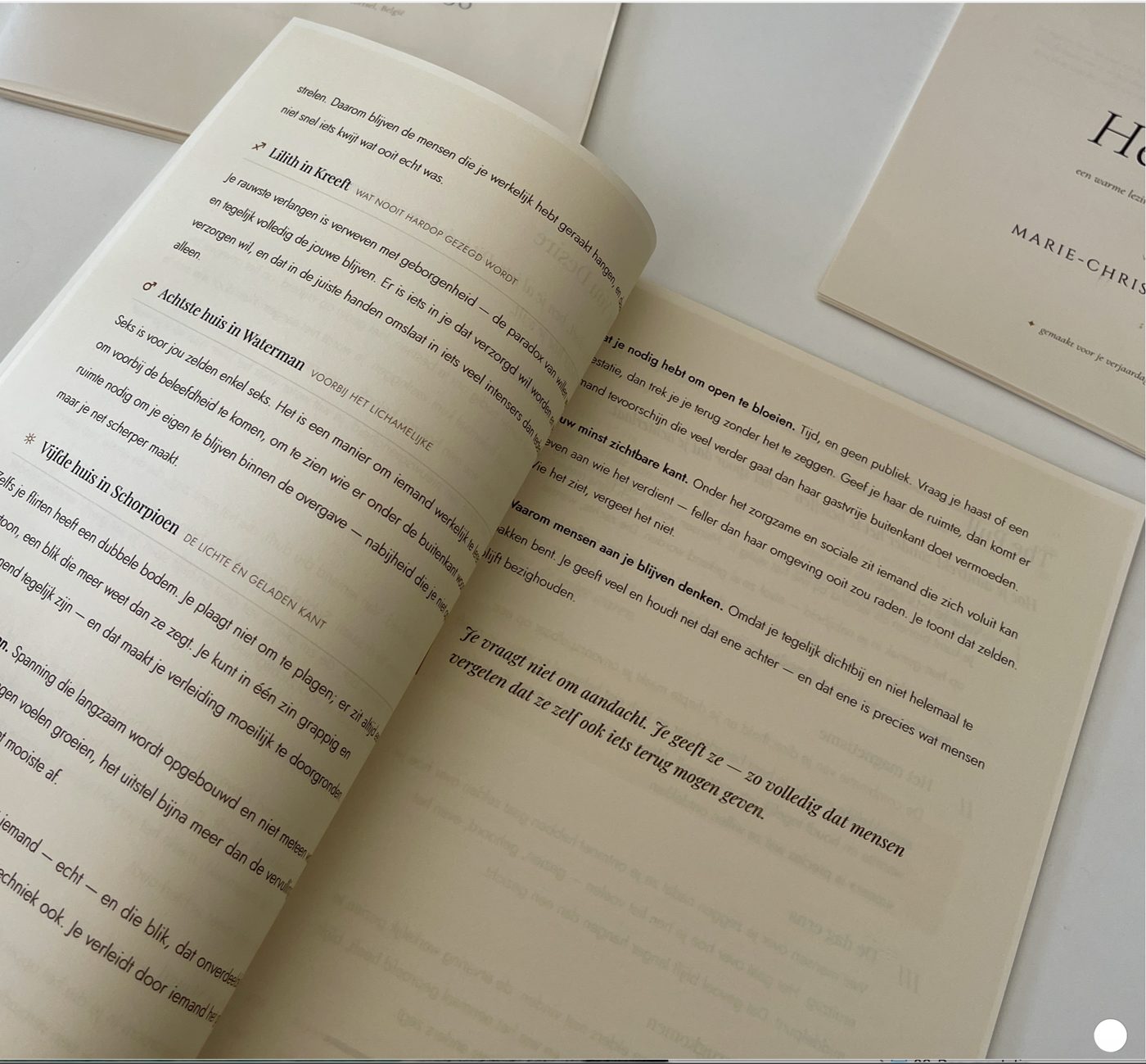 Detail van een Starly Marly-rapport